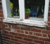 Another Window Cill Pre Repair by P & AS Hayselden Decorators Barnsley